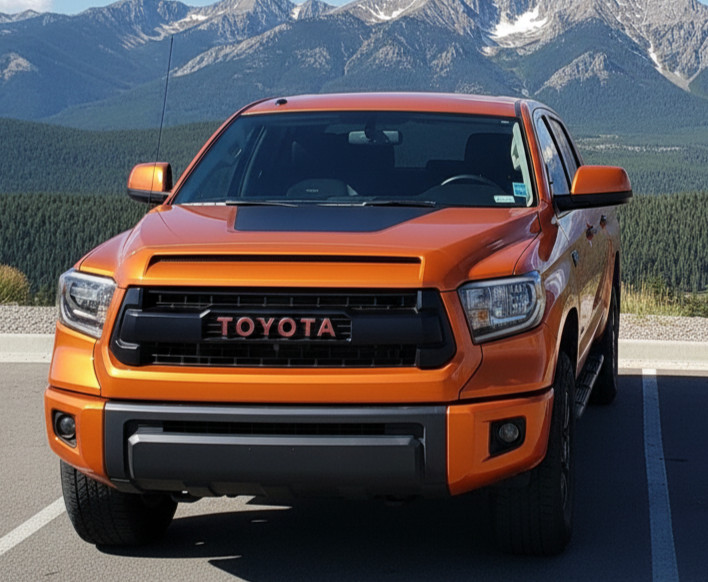for Toyota Tundra 3rd Gen 2014–2021 Matte Black Hood Decal Solid Wrap for Toyota Tundra 3rd Gen 2014–2021 Matte Black Hood Decal Solid Wrap