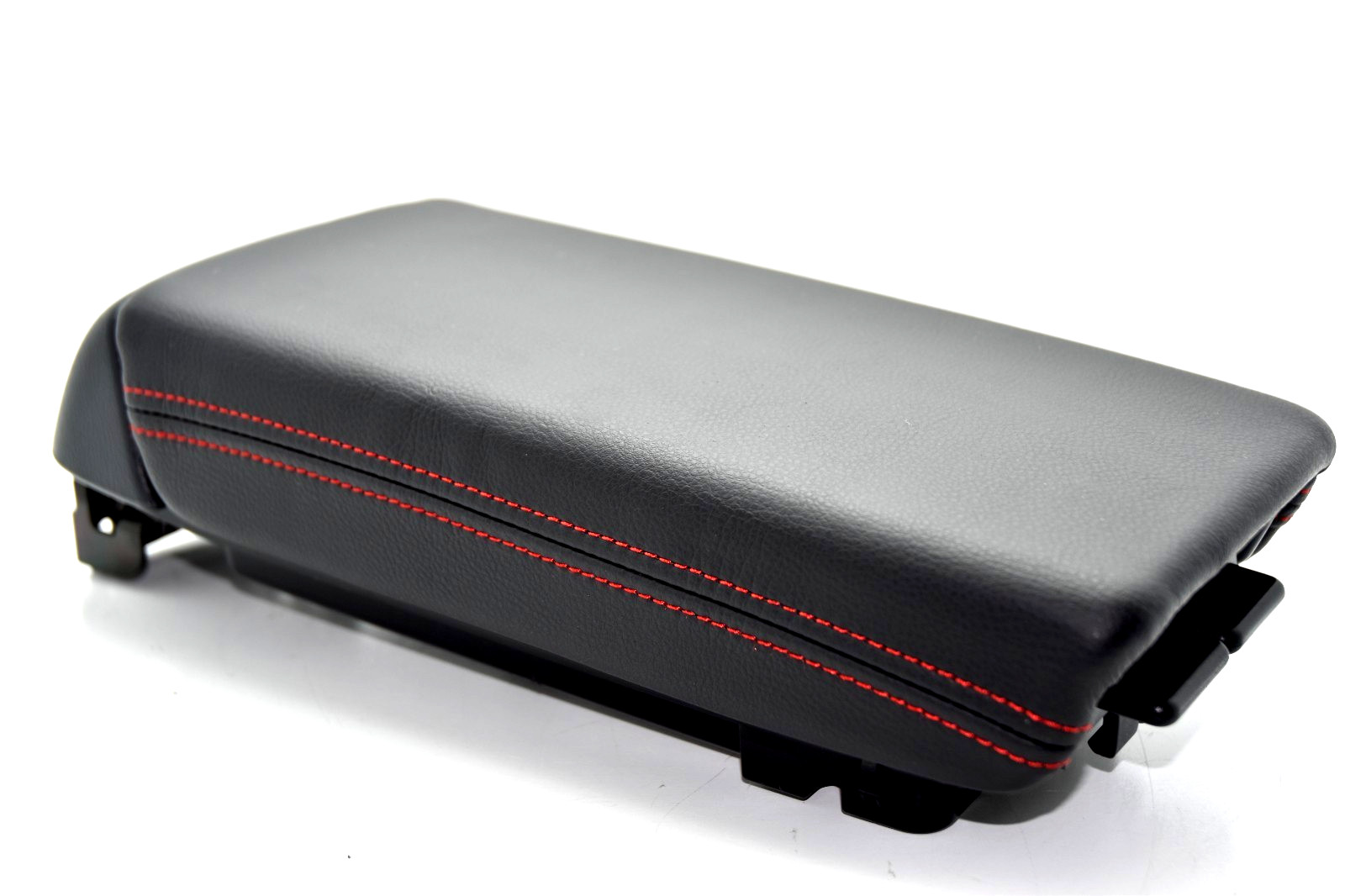 🚚 2003-2007 Honda Accord Black Leather Armrest Top Storage Assembly OEM