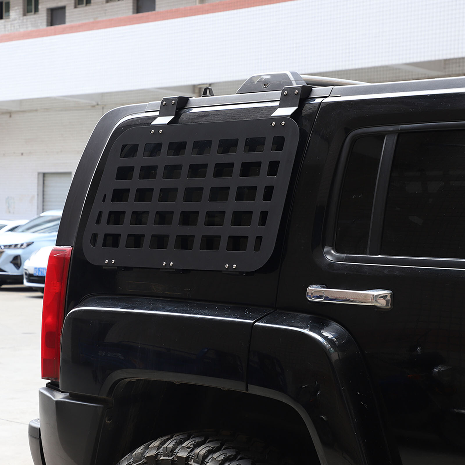 2x Trunk Side Window Exterior Molle Panel Armor Proctor Fits Hummer H3 2005-2009