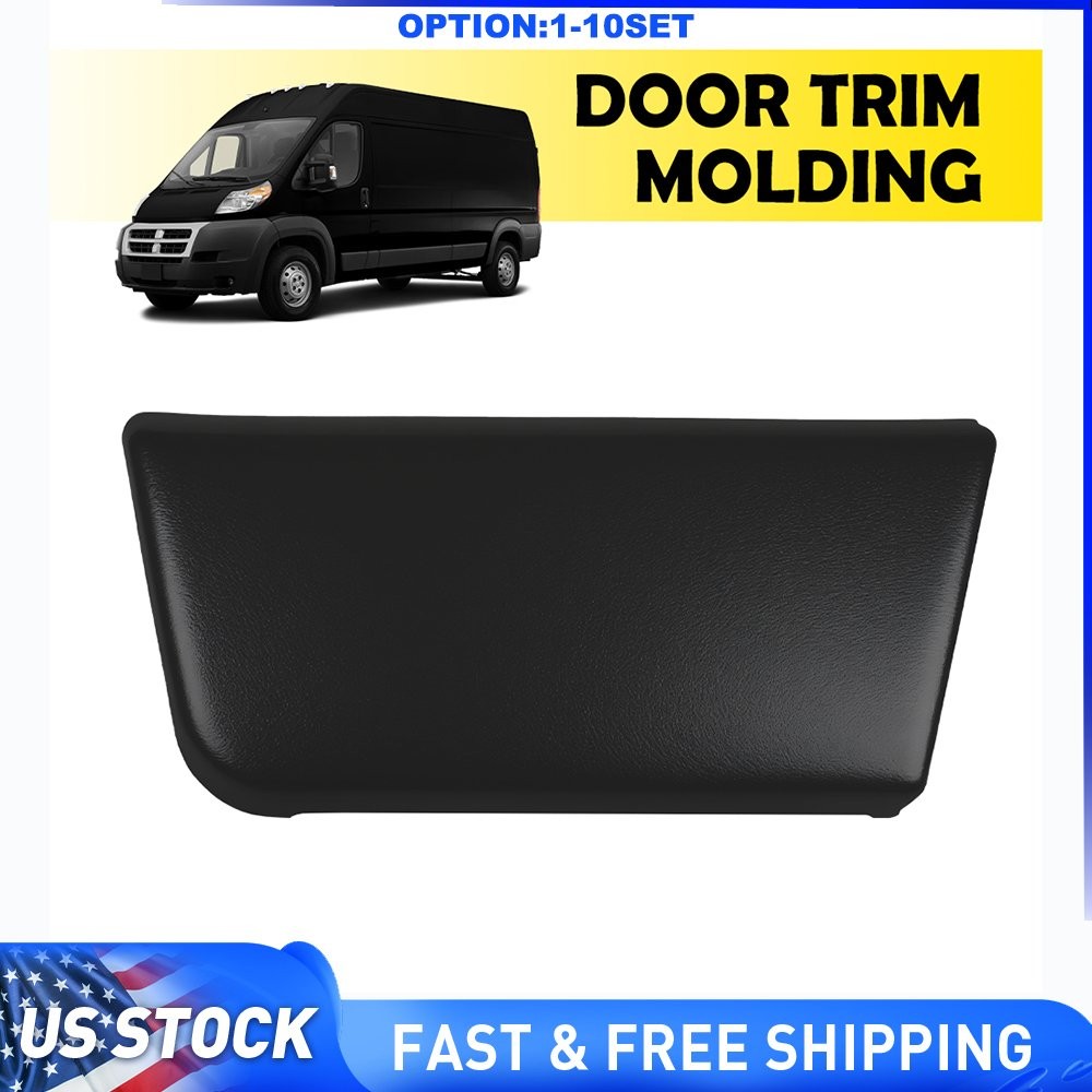 Black Body Driver Molding Trim For 2019-2024 Ram ProMaster 1500 2500 3500 1-10X