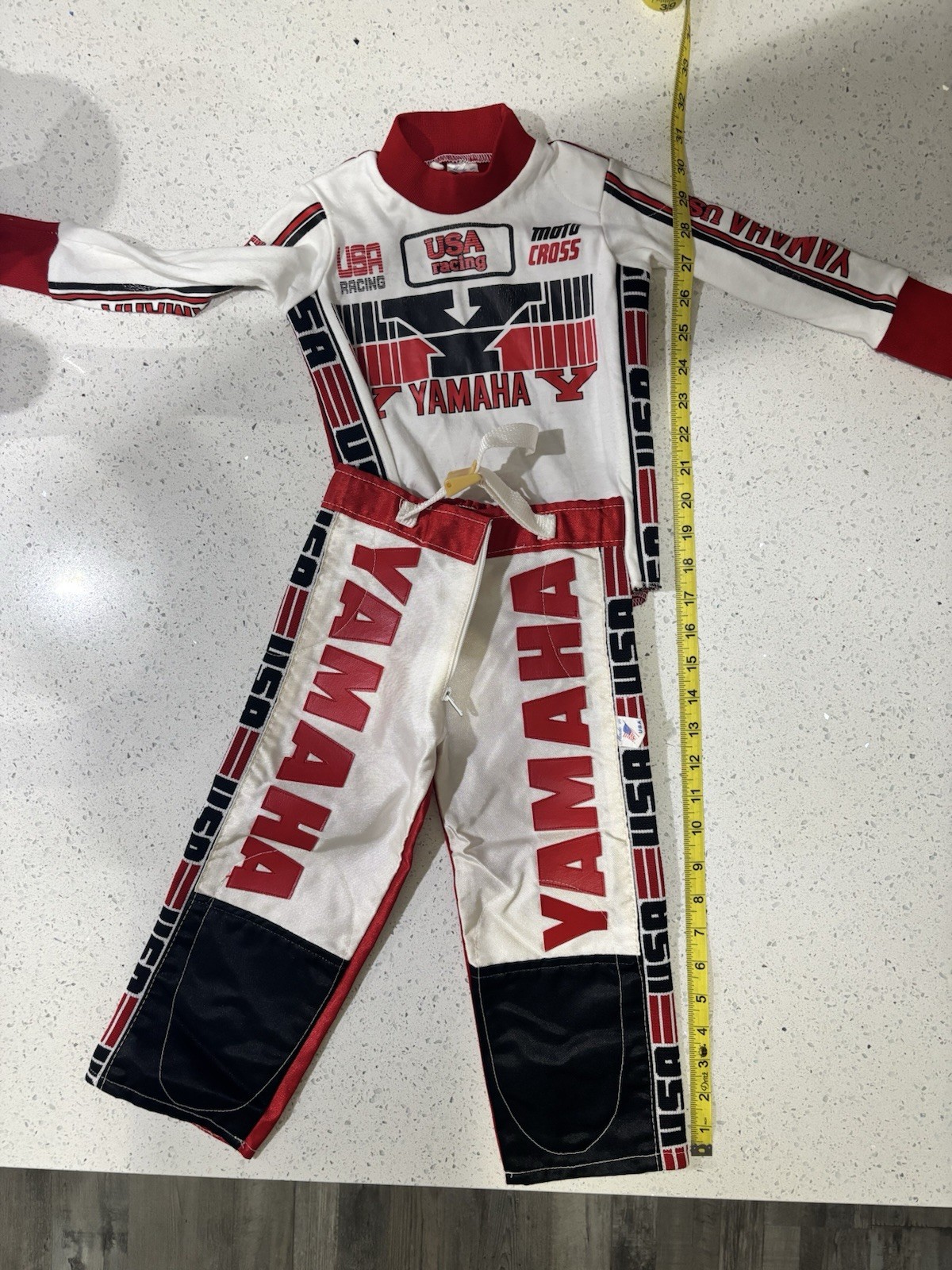 VTG 1980s Yamaha USA Racing Moto Cross Motocross Suit Jersey & Pants YSize 4 VTG 1980s Yamaha USA Racing Moto Cross Motocross Suit Jersey & Pants YSize 4