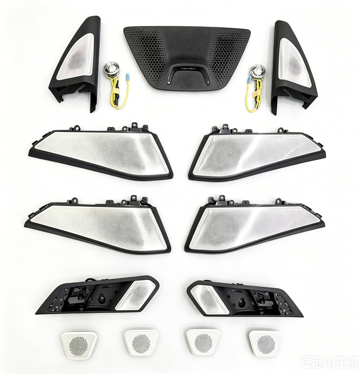 15PCS High Brightness LED Door Speaker Ambient Light For BMW X5 G05 X7 G07 18-25