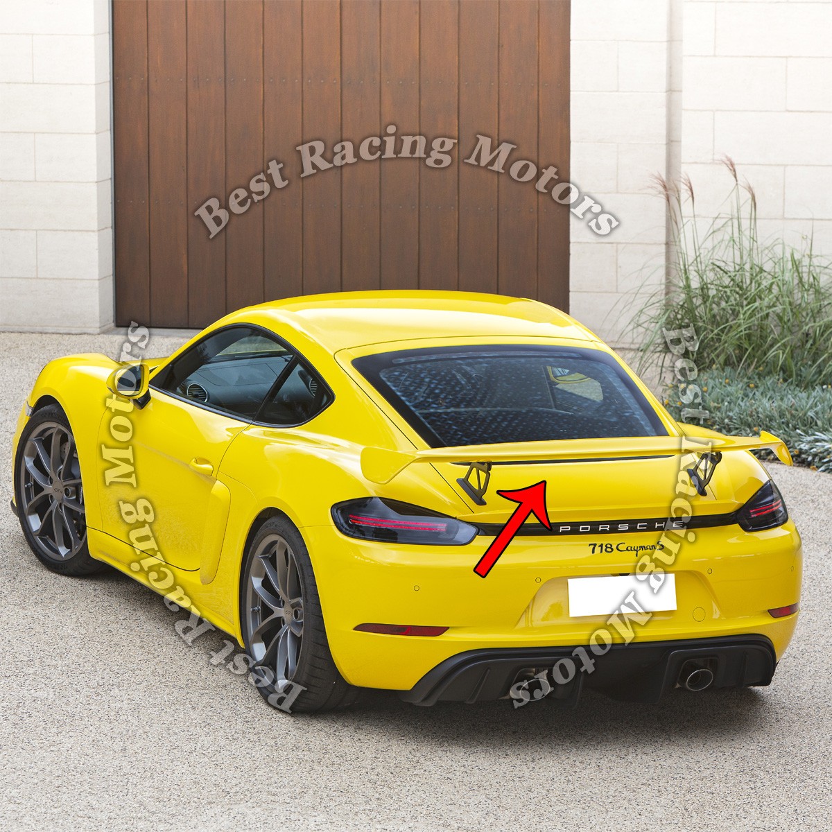 For 2017-2025 Porsche 718 Boxster 718 Cayman GT4 Style Trunk Spoiler Wing (ABS) For 2017-2025 Porsche 718 Boxster 718 Cayman GT4 Style Trunk Spoiler Wing (ABS)