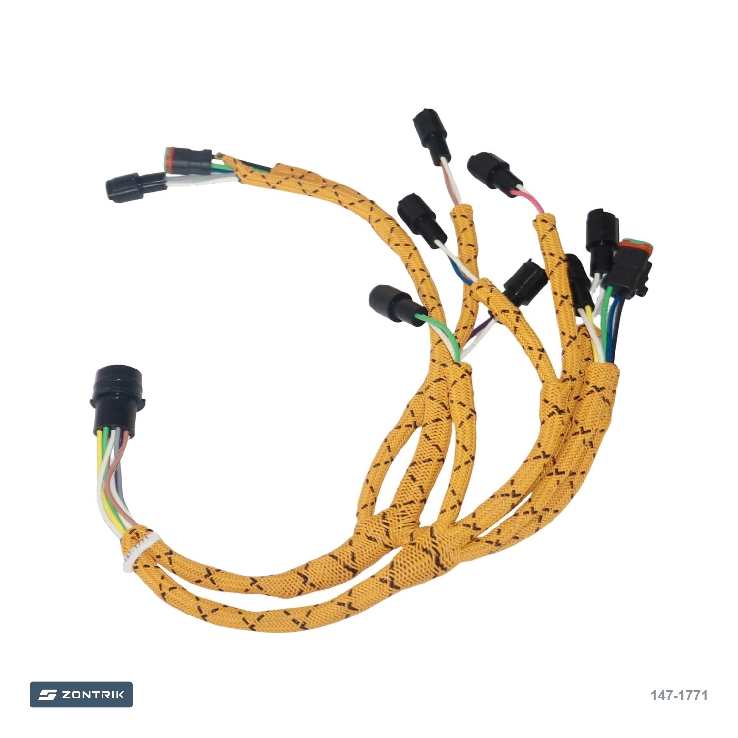 Wiring harness assembly 147-1771 1471771 for Caterpillar 120h 143h Motor Grader