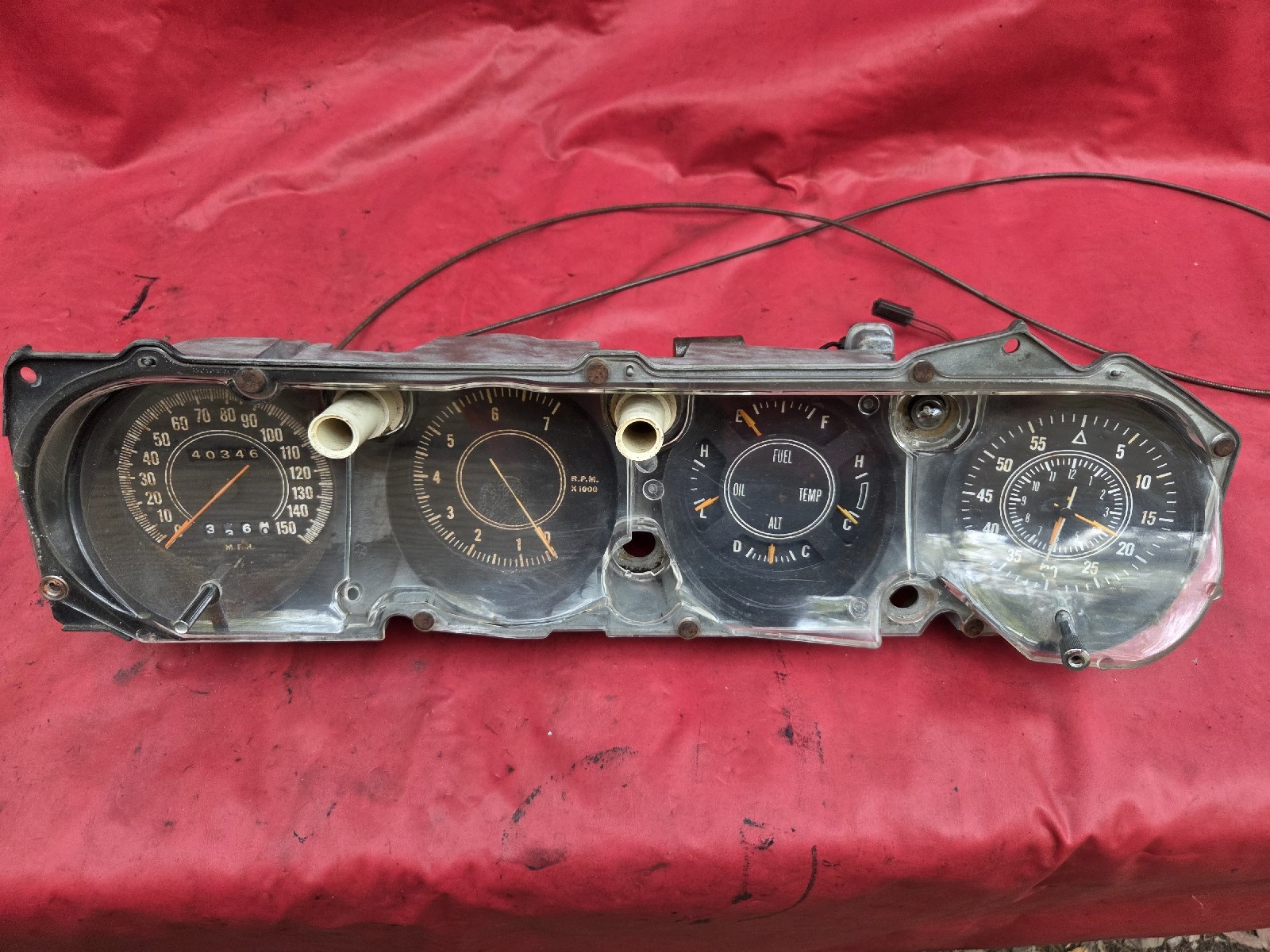 1972 73 74 Mopar E Body Rallye Gauge Cluster 2985935 'Cuda Challenger 1972 73 74 Mopar E Body Rallye Gauge Cluster 2985935 'Cuda Challenger