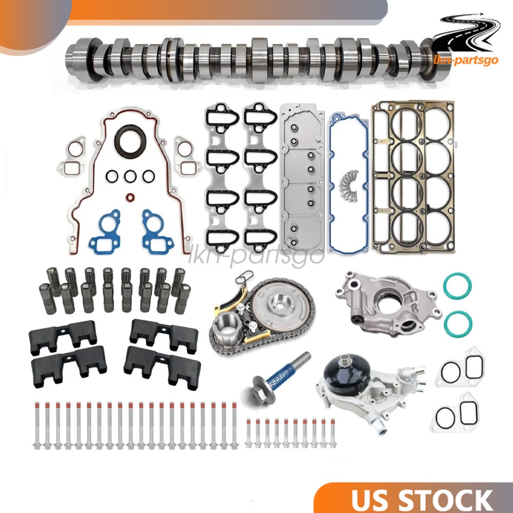 For 2007-13 Chevy GMC 5.3L NON-AFM DOD DELETED Kit CAM GASKETS BOLTS LIFTERS