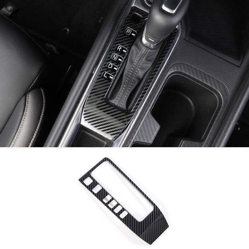 For Nissan Sentra 2020-2024 Carbon Fiber Steel Central Console Gear Shift Cover