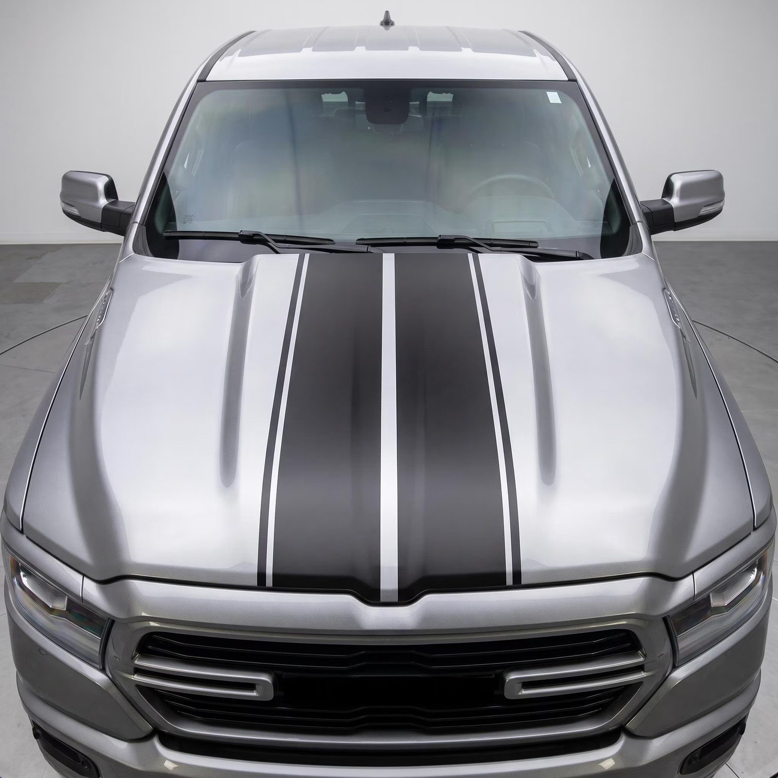 Hood Stripes for Any Truck: Fits Dodge Ram 1500, Nissan Frontier, Toyota Tacoma