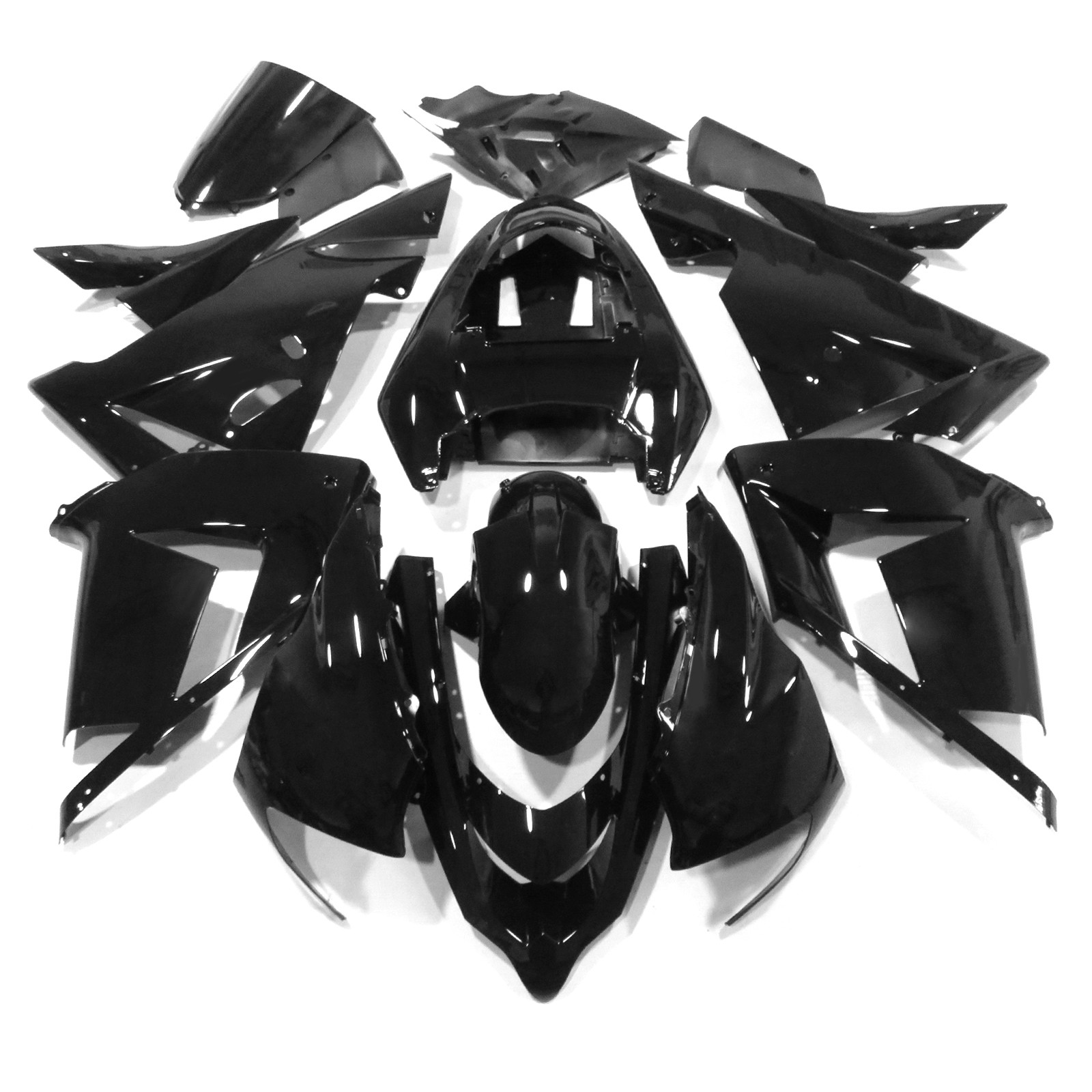 ABS Fairings Kit +Tank For Kawasaki Ninja ZX10R 2004 2005 Injection Bodywork Set