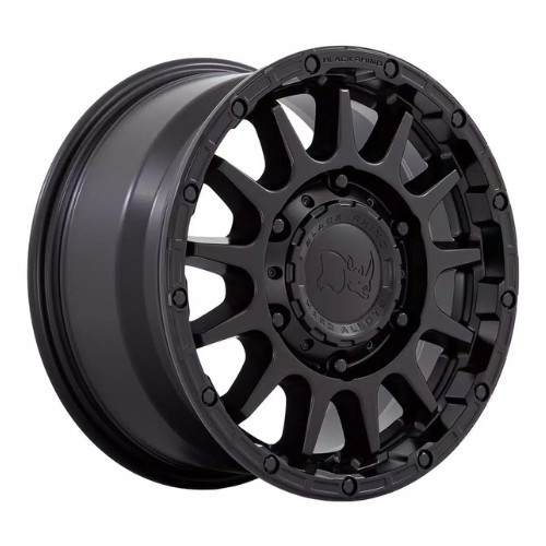 Set of 4 Black Rhino Wheel SEQUOIA MATTE BLACK 16x8 6x5.5 +38mm