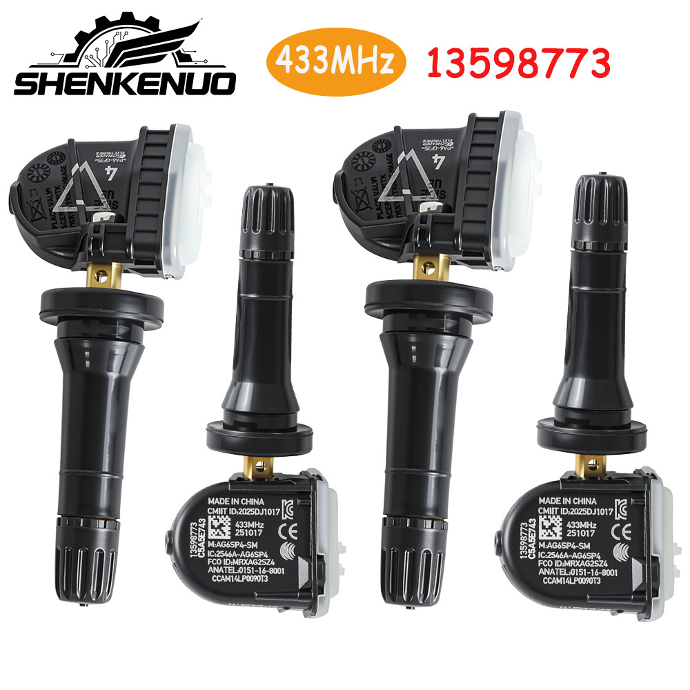 4X Tire Pressure Monitor Sensor For Buick Chevy GMC TPMS 433MHz 13598773
