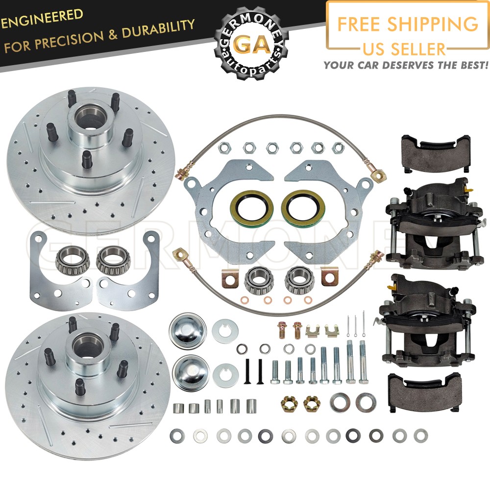 For 1949-53 Ford and Mercury Cars New 11 Inch Disc Brake Conversion Kit Fits