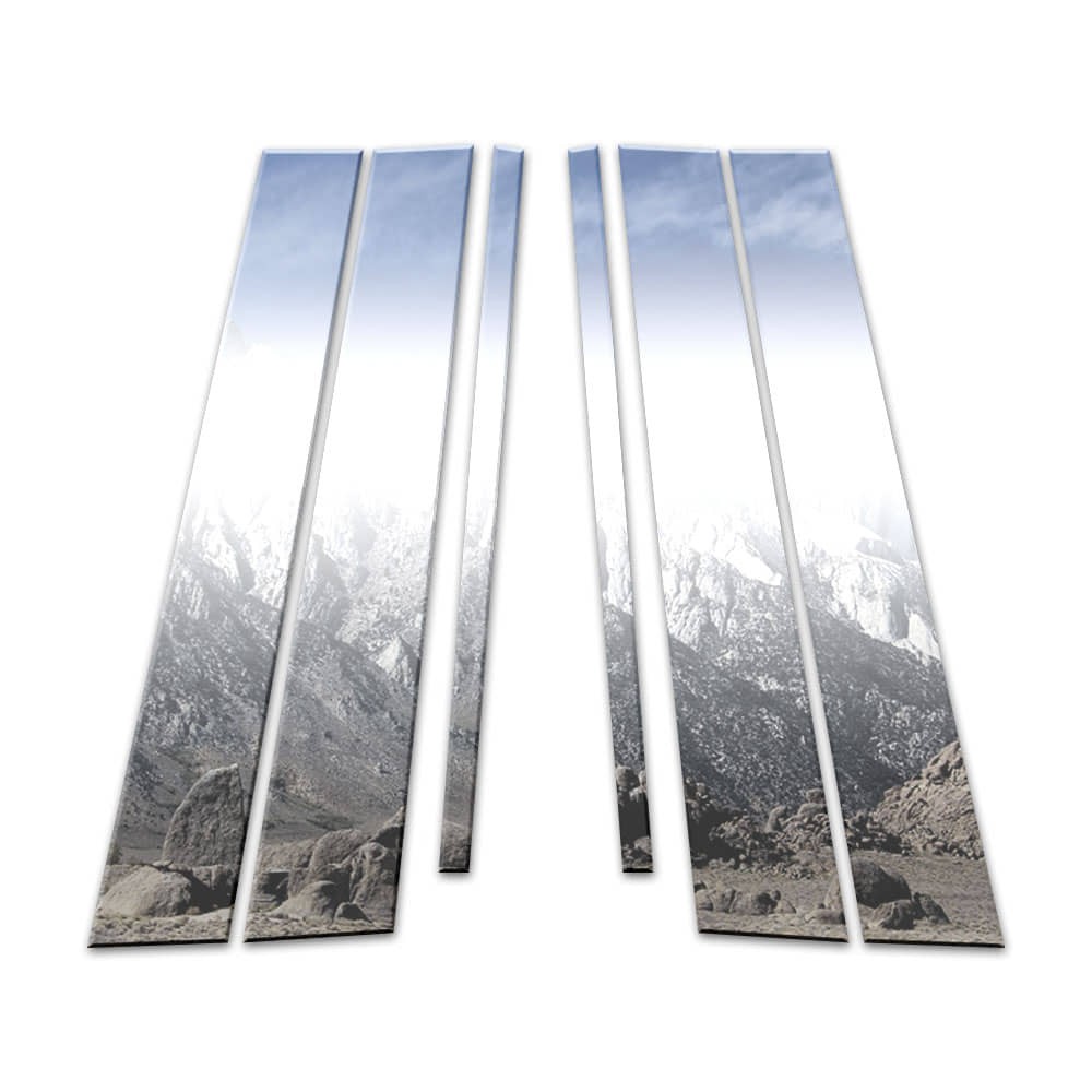 6p Stainless Pillar Post Covers fits 2015-19 Subaru Outback by Brighter Design