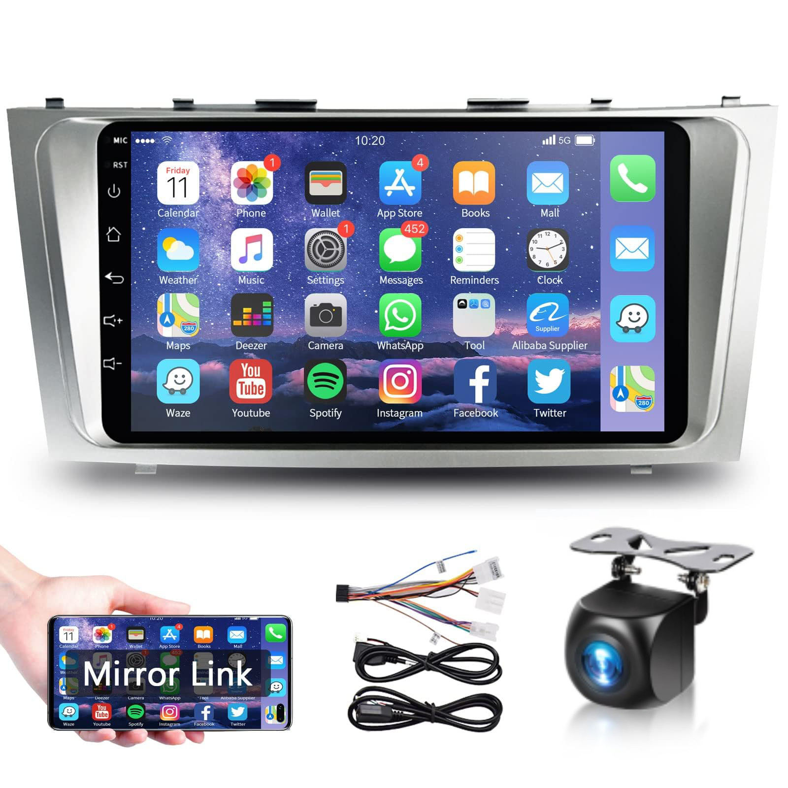 4+64G For 2007-2011 TOYOTA CAMRY JBL Android Carplay Car Stereo Radio 1280*800 4+64G For 2007-2011 TOYOTA CAMRY JBL Android Carplay Car Stereo Radio 1280*800