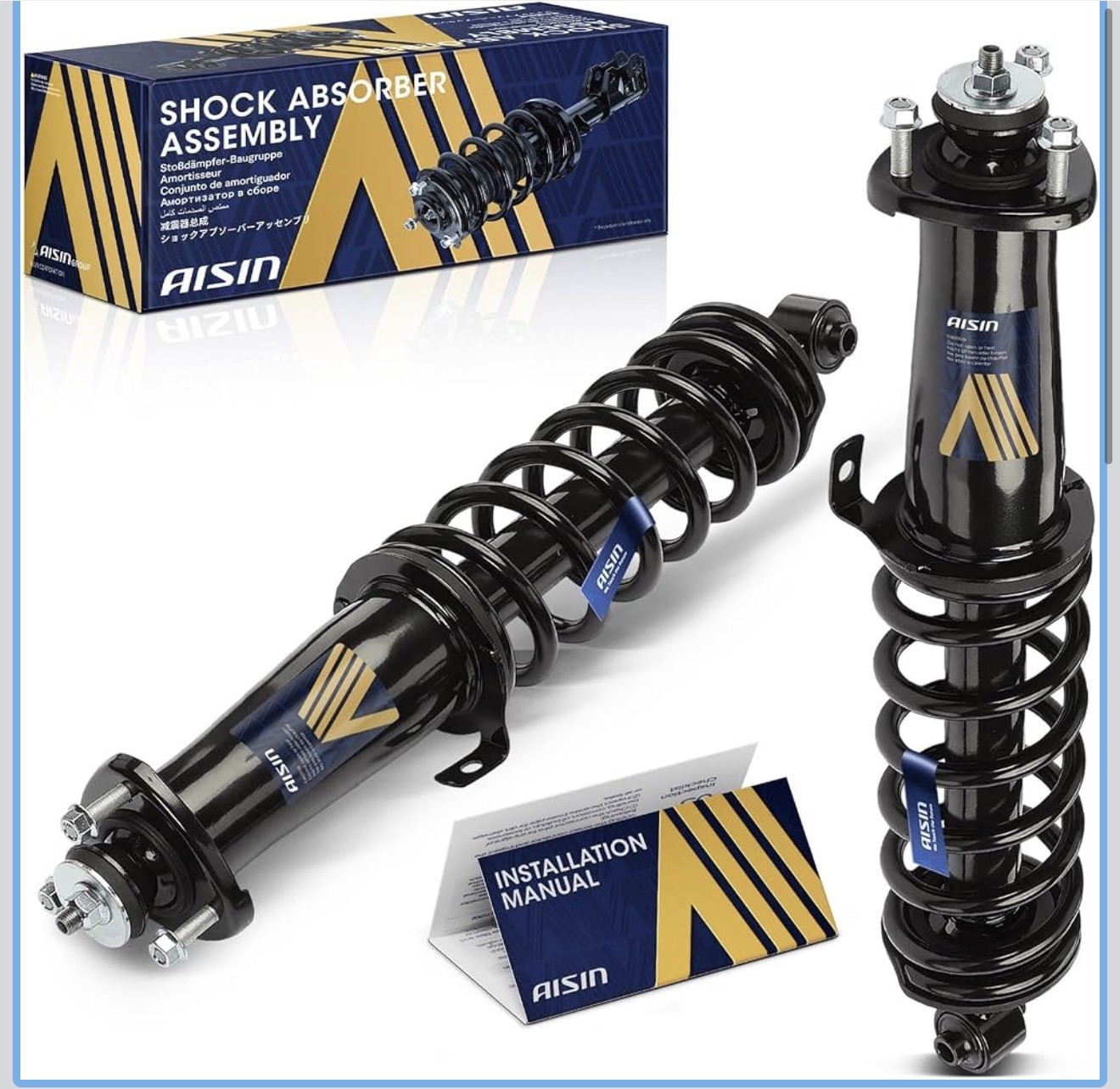 AISIN AFTERMARKET SAKT-01230 Rear Suspension Strut and Coil Spring Assembly C….