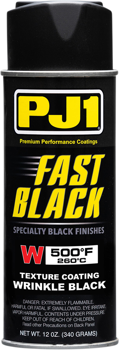 PJ1 Fast Black Wrinkle Engine Case Paint 11oz 16-WKL