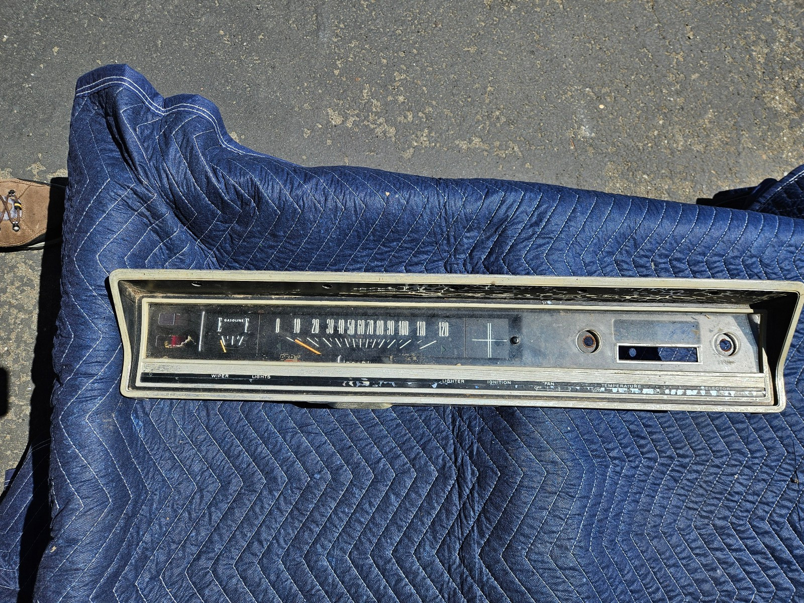 1967 67 Ford Fairlane  Instrument Cluster with A/C  and Original Wire Harness