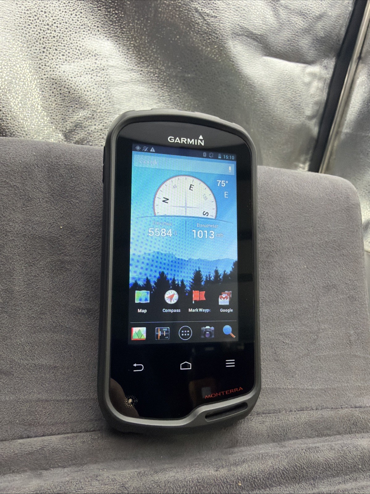 USED Garmin Monterra GPS Wi-Fi Handheld Navigator Hiking Sat Nav U.S.