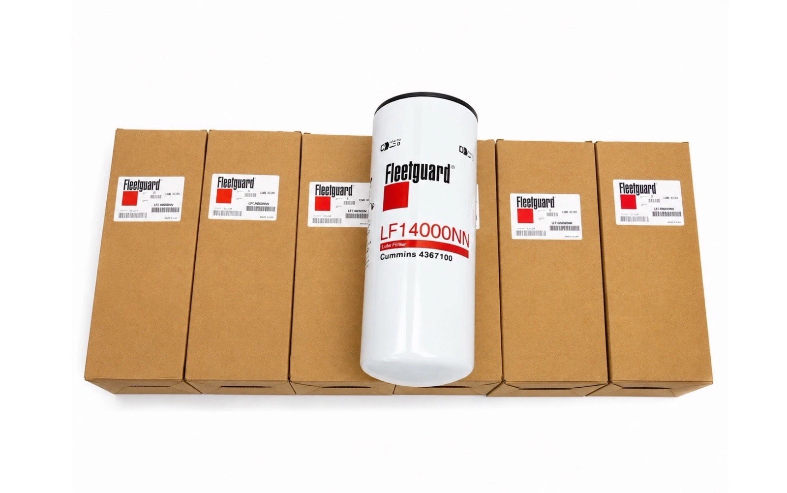 6PCS Genuine Fleetguard LF14000NN Oil Filter Cummins ISX 4367100 6PCS Genuine Fleetguard LF14000NN Oil Filter Cummins ISX 4367100