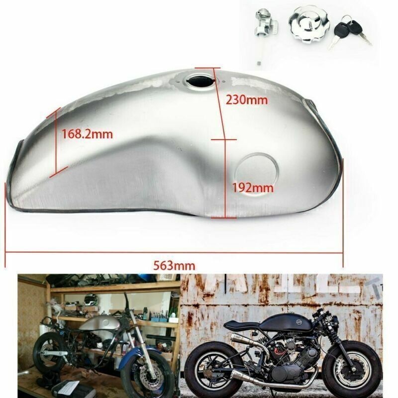 10L 2.6Gal Universal Homemade Cafe Racer Gas Fuel Tank for HONDA CB 350 550 750 10L 2.6Gal Universal Homemade Cafe Racer Gas Fuel Tank for HONDA CB 350 550 750
