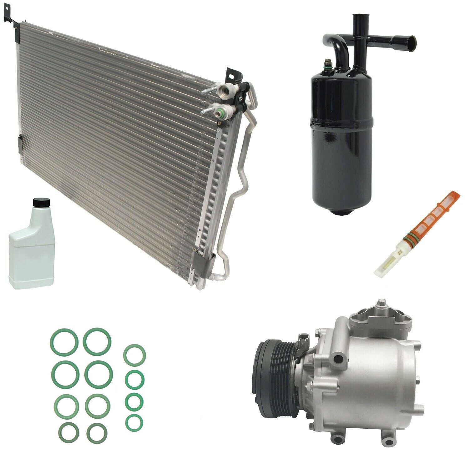 REMAN COMPLETE A/C COMPRESSOR KIT GG588 WITH CONDENSER