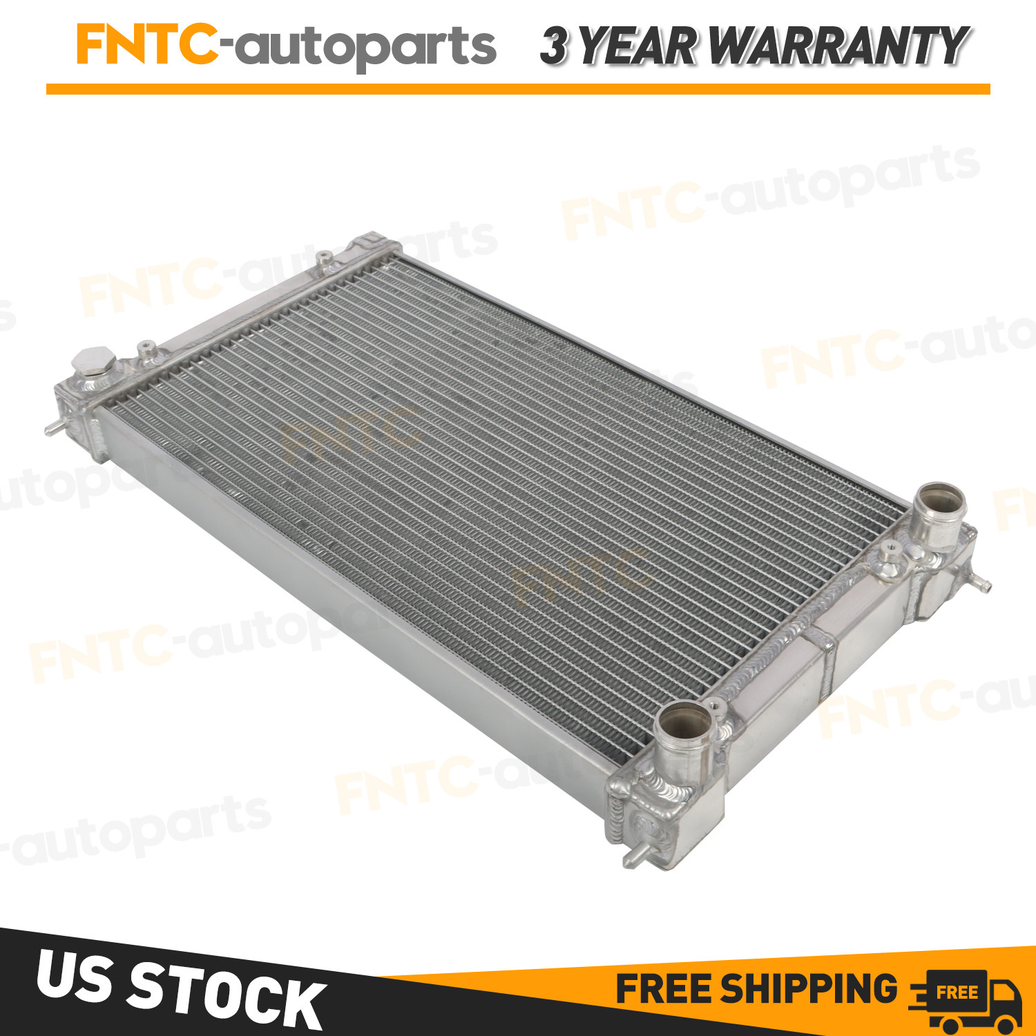 Aluminum Radiator For 1980-92 Volkswagen Golf MK1 MK2 GTI Scirocco 1.6L 1.8L