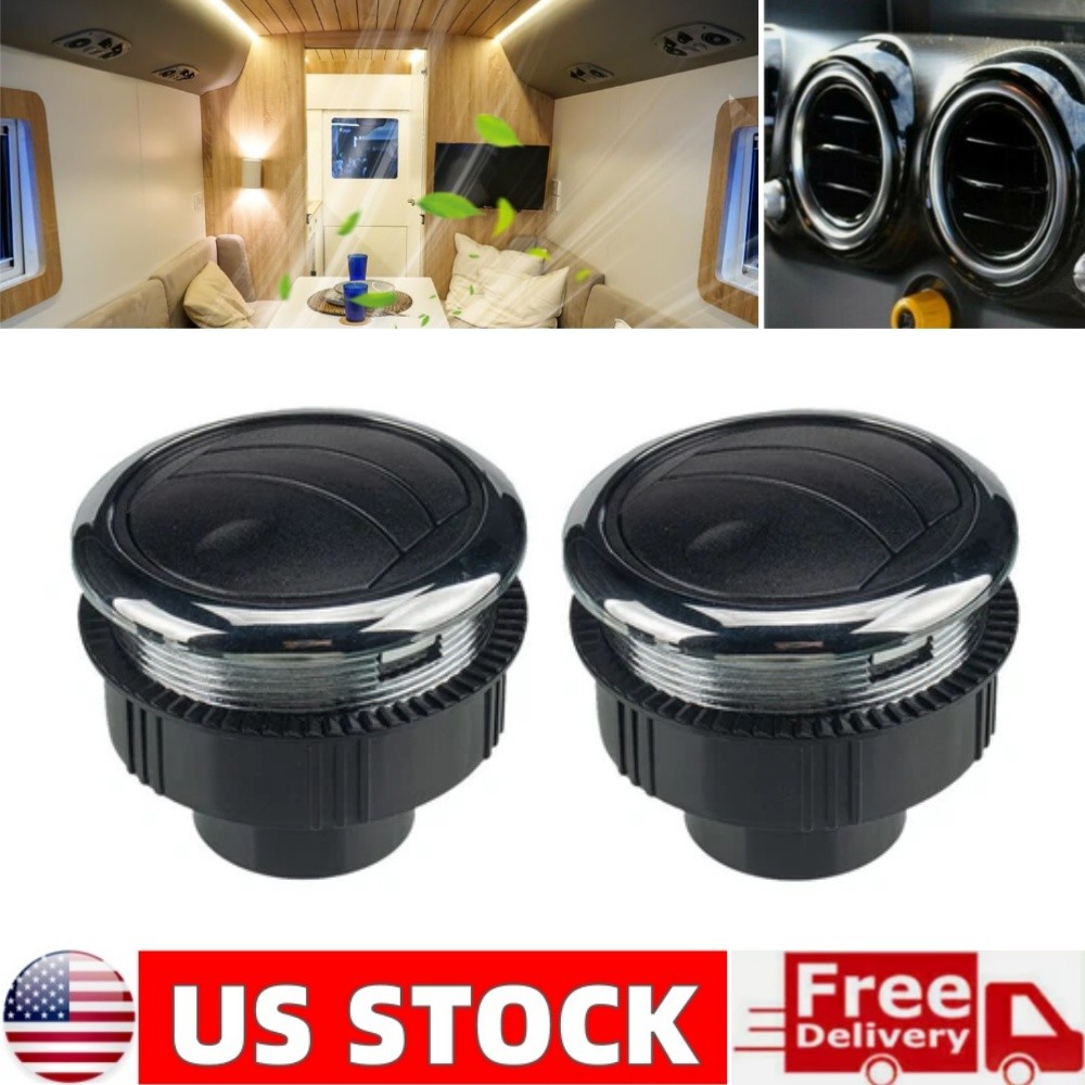 Universal 46mm Round A/C Air Conditioning Outlet Vent for RV Bus Van Boat Yacht