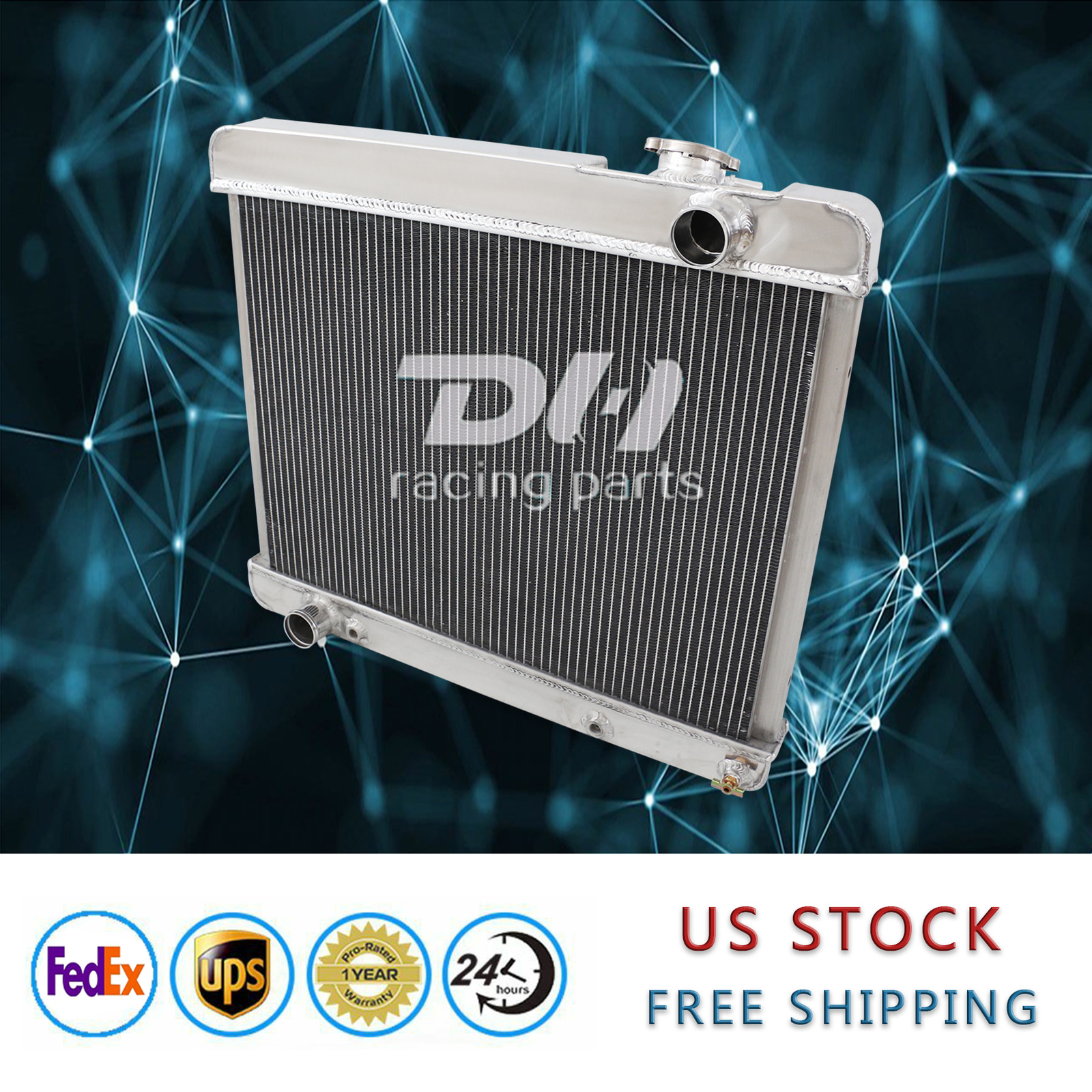 3 Row Radiator For 1960-1964 Buick Skylark Lesabre Electra Wildcat Special V6/V8