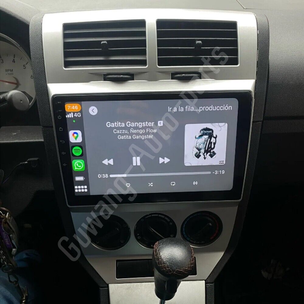 32GB For 2007-2009 Dodge Caliber Apple Carplay Android 13 Car Stereo Radio GPS 