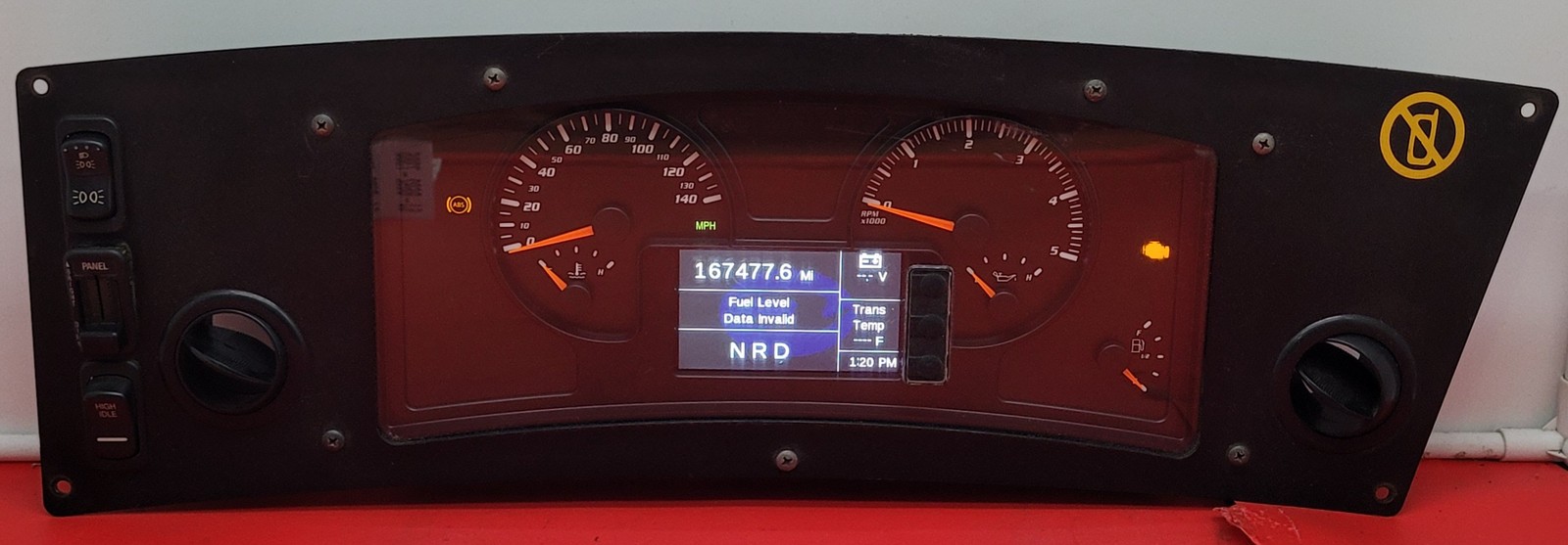 2016 BLUE BIRD BB CONVENTIONAL USED INSTRUMENT CLUSTER P#10069519