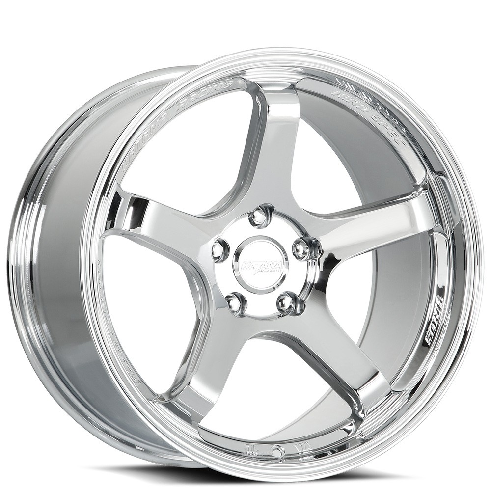 18x8.5/18x9.5 Katana Racing Wheels HR05 Chrome Rims (4pcs) A1 18x8.5/18x9.5 Katana Racing Wheels HR05 Chrome Rims (4pcs) A1