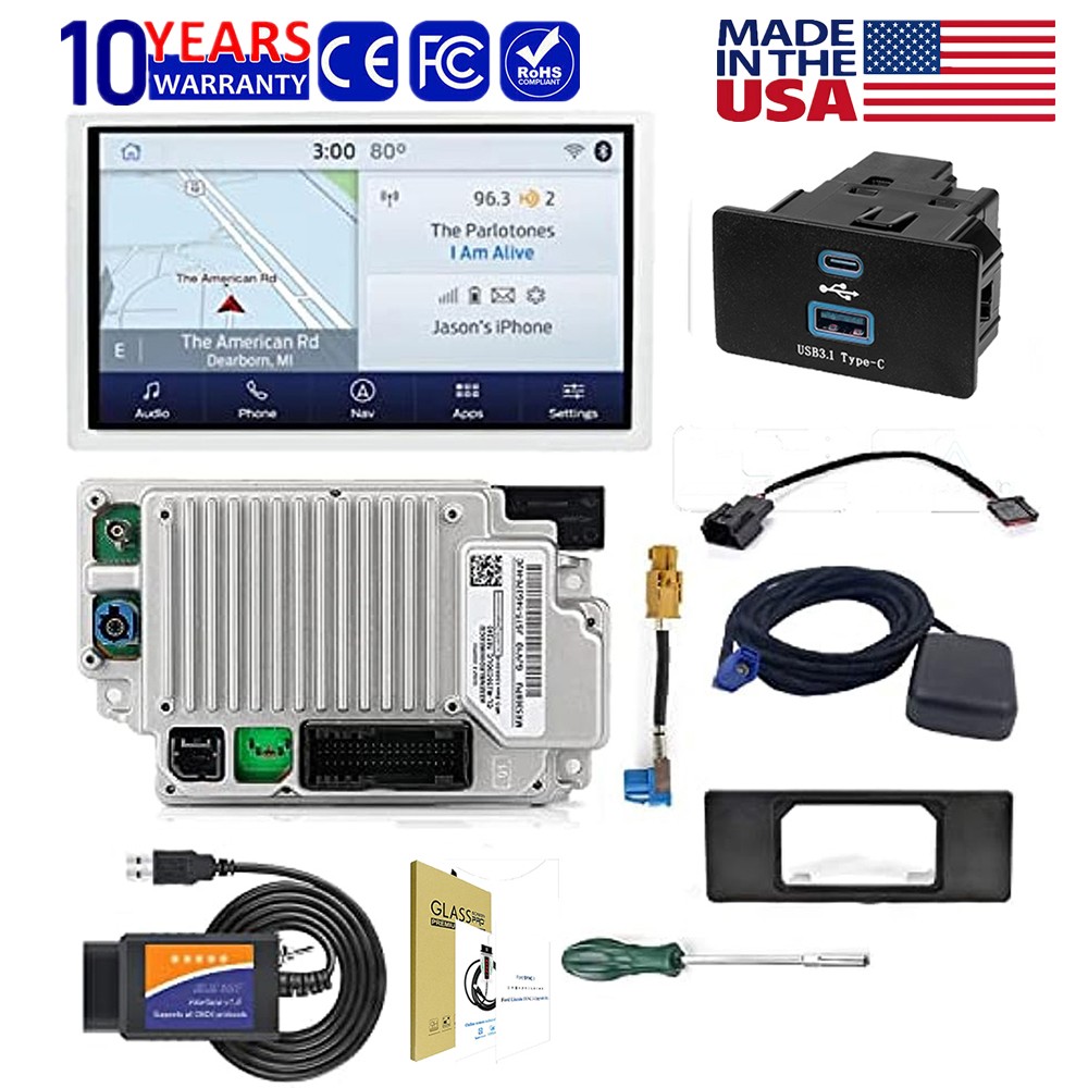 OEM SYNC 2 to SYNC 3 V3.4 Upgrade Carplay KIT FIT For Ford Sync 3 APIM NA224 NEW