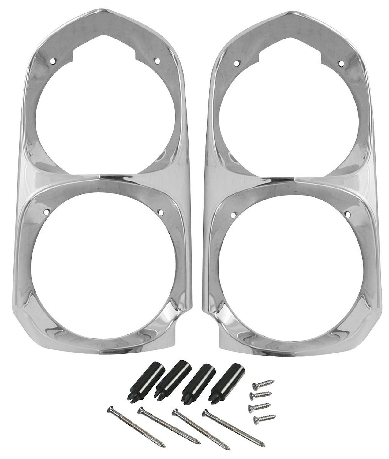 RESTOPARTS Headlamp Bezels 1966-67 GTO/LeMans/Tempest