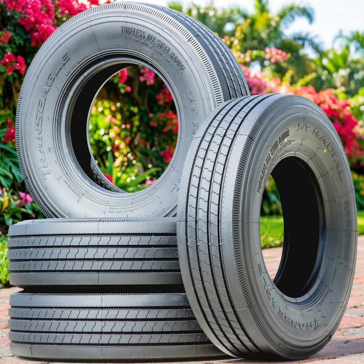4 Tires ST 235/85R16 G 14 Ply Transeagle ASC All Steel ST Radial Trailer 4 Tires ST 235/85R16 G 14 Ply Transeagle ASC All Steel ST Radial Trailer