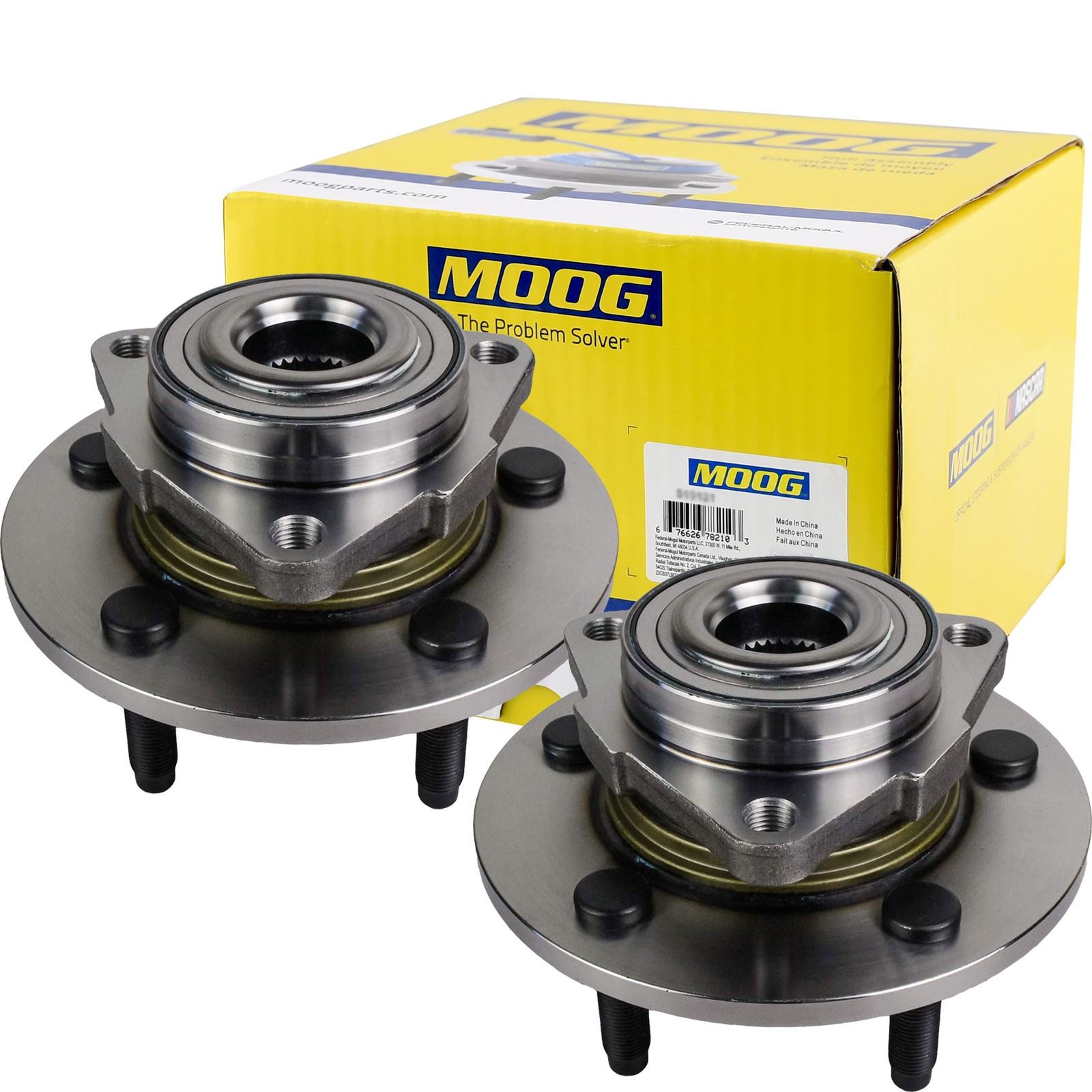MOOG Pair Front Wheel Bearing Hub Assembly for 2002-2008 Dodge Ram 1500 Non ABS MOOG Pair Front Wheel Bearing Hub Assembly for 2002-2008 Dodge Ram 1500 Non ABS