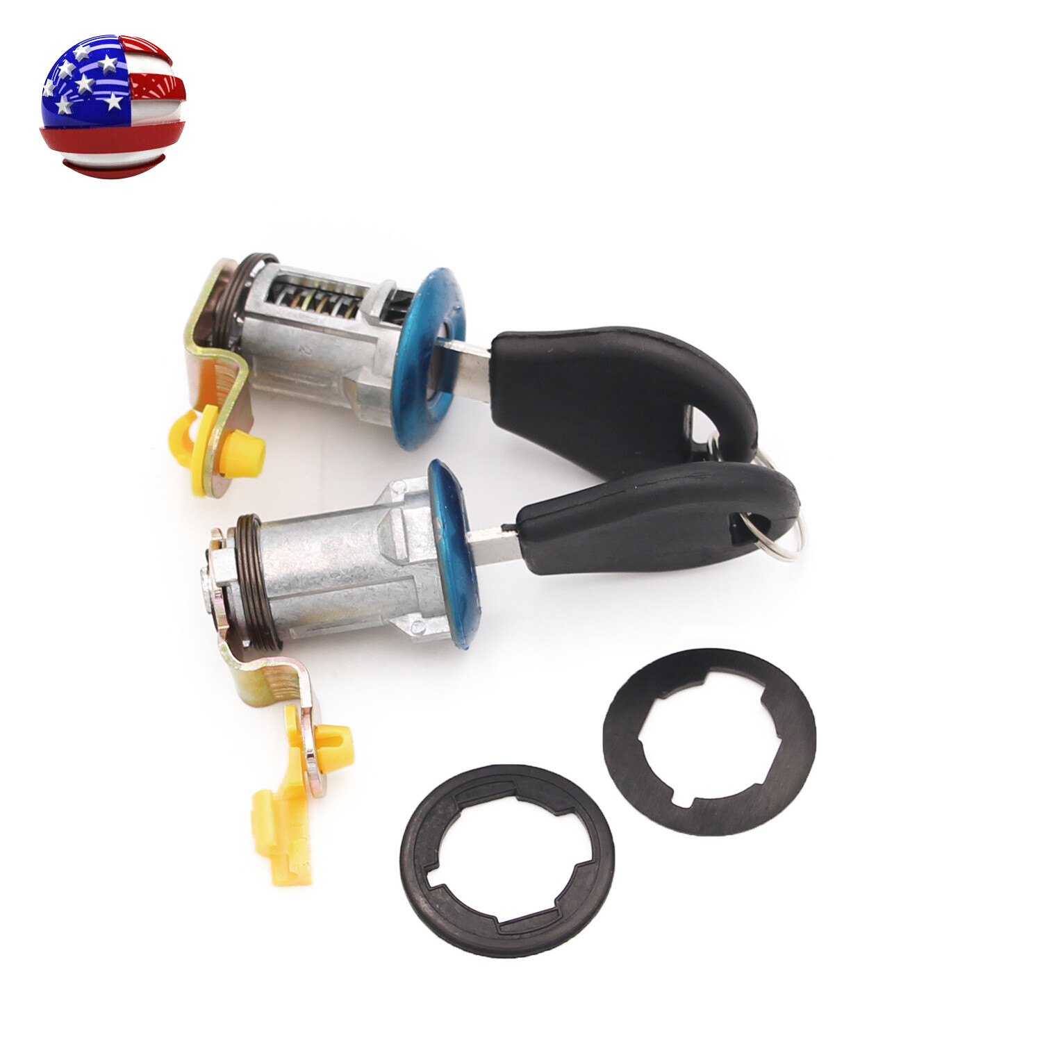 New Door Lock Set w/ Key (L&R) Fit for Nissan 84-98 Pickup D21 87-91 Pathfinder
