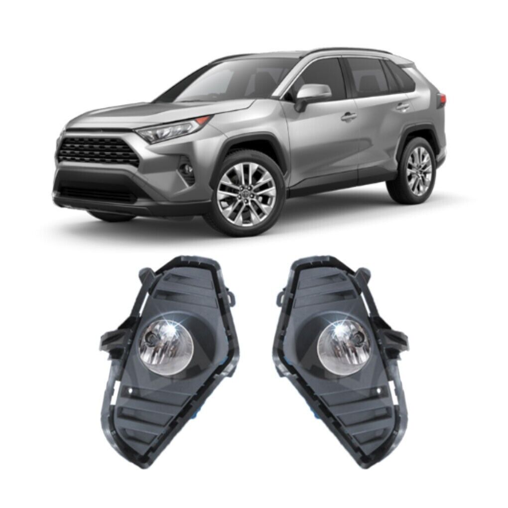 For 2019-2023 Toyota RAV4 Fog Lights Lamps with Assembly Set L&R Side