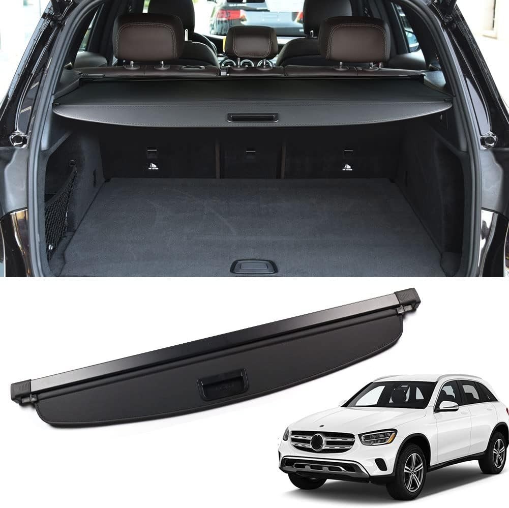 Rear Trunk Cargo Cover For Mercedes-Benz 2016-2022 GLC250 GLC300 GLC350e GLC43