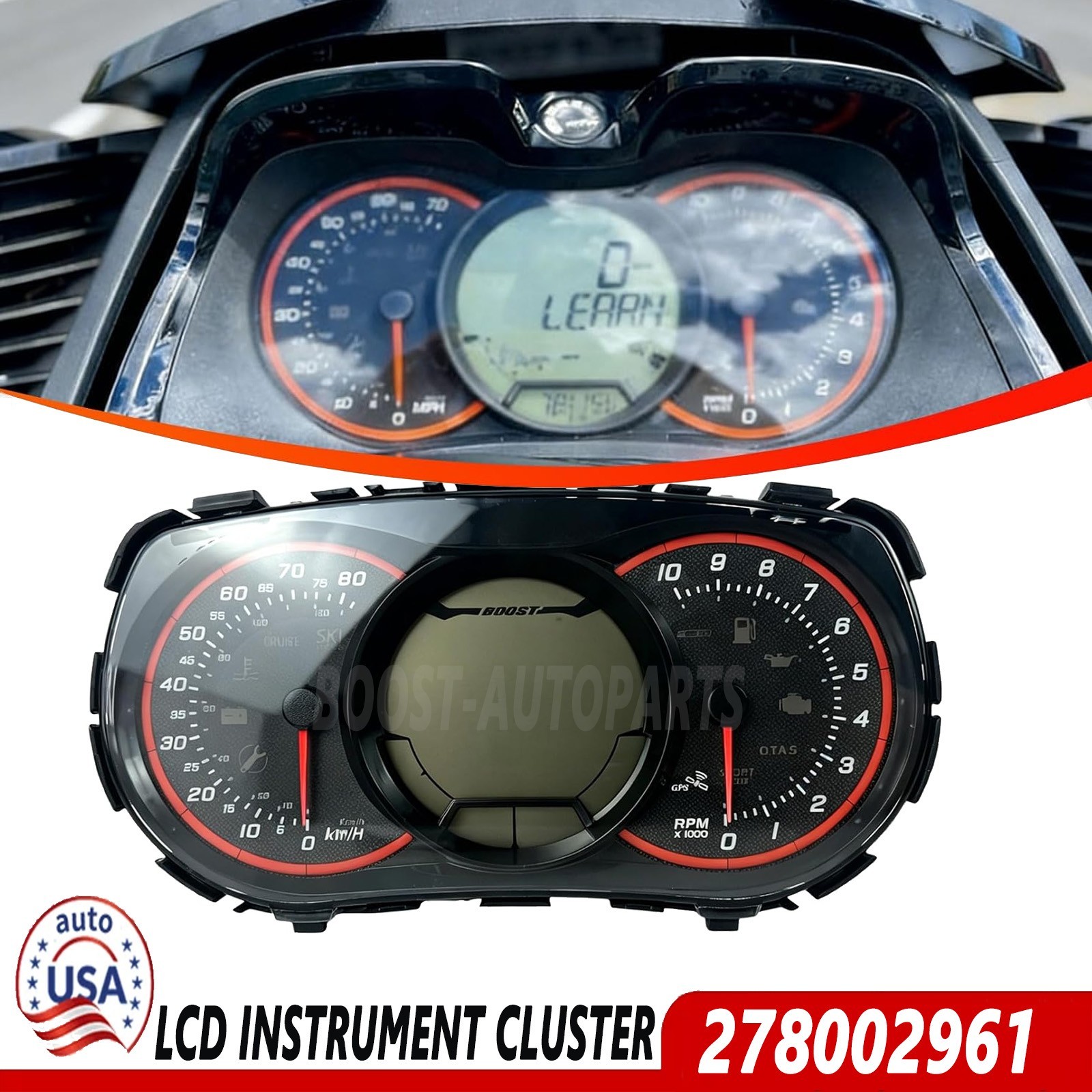 LCD Gauge Instrument Cluster For SeaDoo RXP-X RXT-X 260 & RS 278002716 278002961