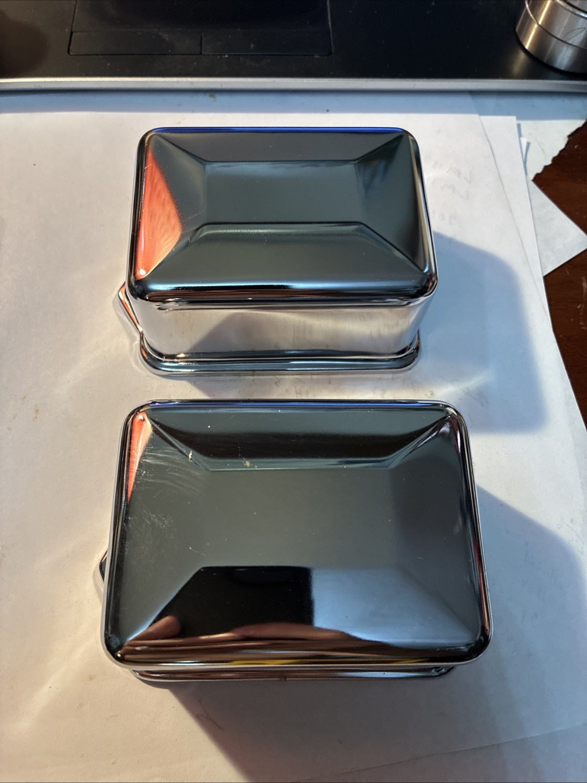 Harley Davidson Chrome Cover Delco Voltage Regulator (2) Set Japan 74510-64 Harley Davidson Chrome Cover Delco Voltage Regulator (2) Set Japan 74510-64