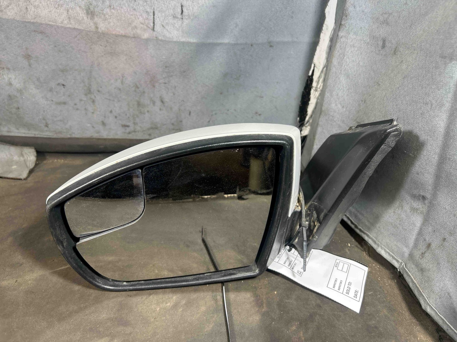 Fits 2015-2018 Ford Focus Left Door Mirror (white) OEM:F1EZ17683R