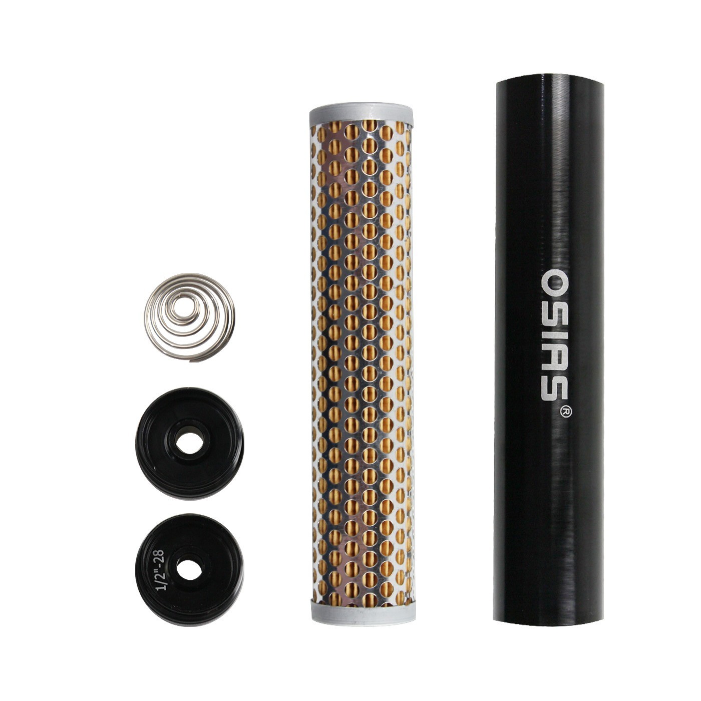 OSIAS Fuel Filter Aluminum 7 Micron 12 GPM Inline Universal Fit