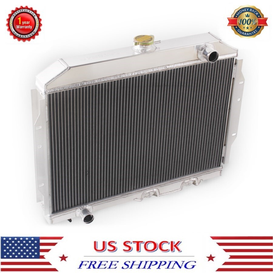 Fits 1968-74 AMC Ambassador Javelin Rebel AMX Matador 3Row Aluminum Radiator