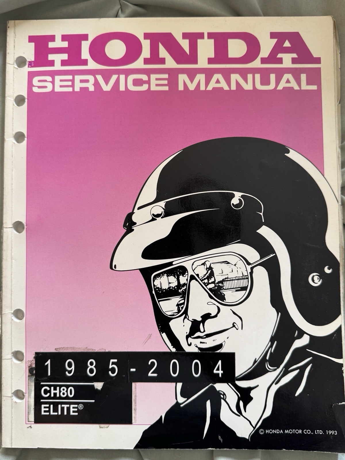 HONDA SERVICE MANUAL1 9 8 5 - 2 0 04CH80ELITE®© HONDA HONDA SERVICE MANUAL1 9 8 5 - 2 0 04CH80ELITE®© HONDA