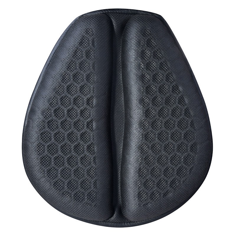 Motorcycle Gel Seat Cushion 3D Honeycomb Breathable Pad for Long Ride Comfort