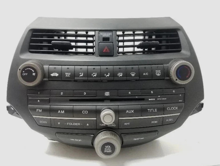 2008-2011 Honda Accord Factory OEM Radio AM/FM Single Disc CD Player W/WRNTY