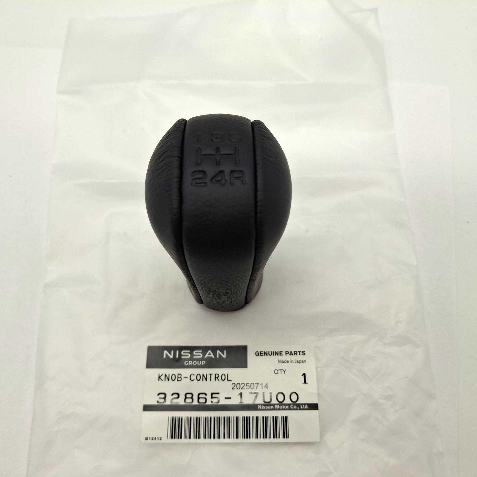 Genuine JDM NISSAN R32 R33 R34 Skyline Gear Shift Knob GTR Leather 32865-17U00