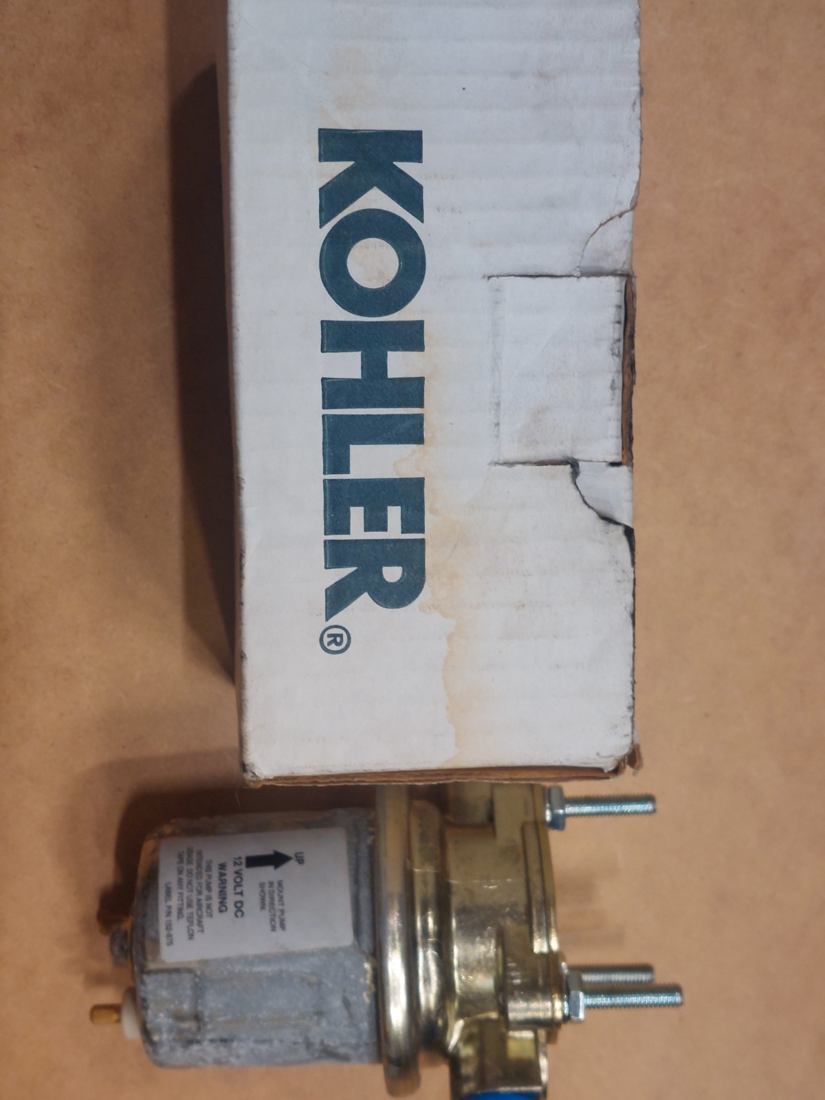 Genuine Kohler 229051 Fuel Pump – New Old Stock (NOS) Genuine Kohler 229051 Fuel Pump – New Old Stock (NOS)