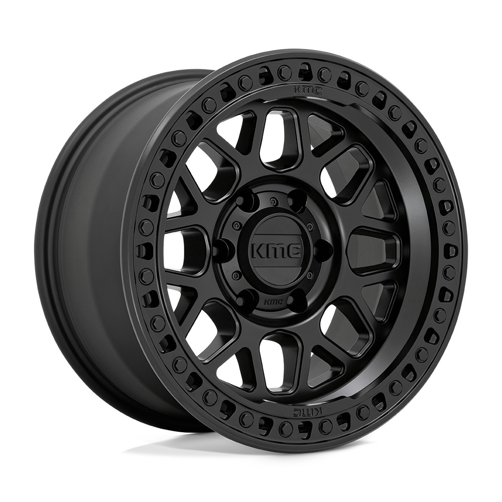 17x8.5 KMC KM549 GRS Satin Black Wheel 6x135 (0mm)