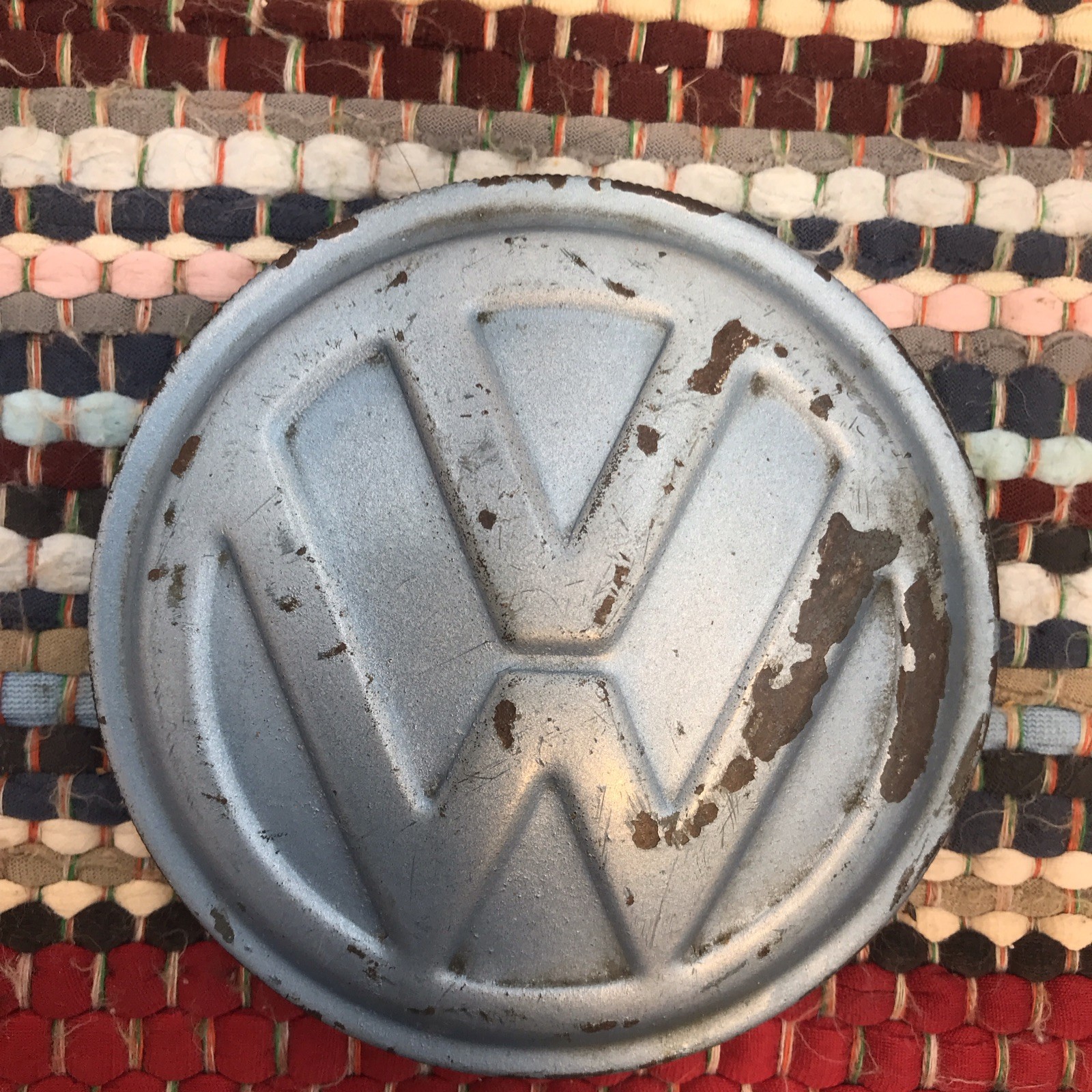 BLAU EARLY Volkswagen VW FUEL CAP CLASSIC CAR BEETLE ZWITTER BREZEL Patina OEM BLAU EARLY Volkswagen VW FUEL CAP CLASSIC CAR BEETLE ZWITTER BREZEL Patina OEM